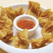 Deep Fried Chicken and Prawn Wontons (6 Pcs)