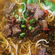 Hot &amp; Sour Beef Noodle Soup